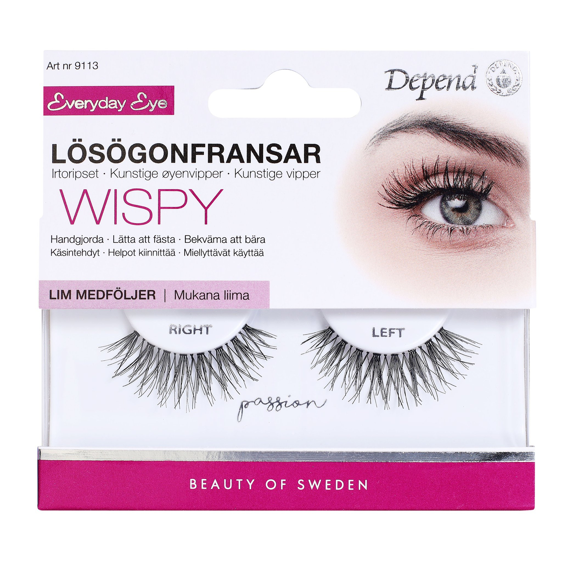 Depend Løsvipper Wispy Passion