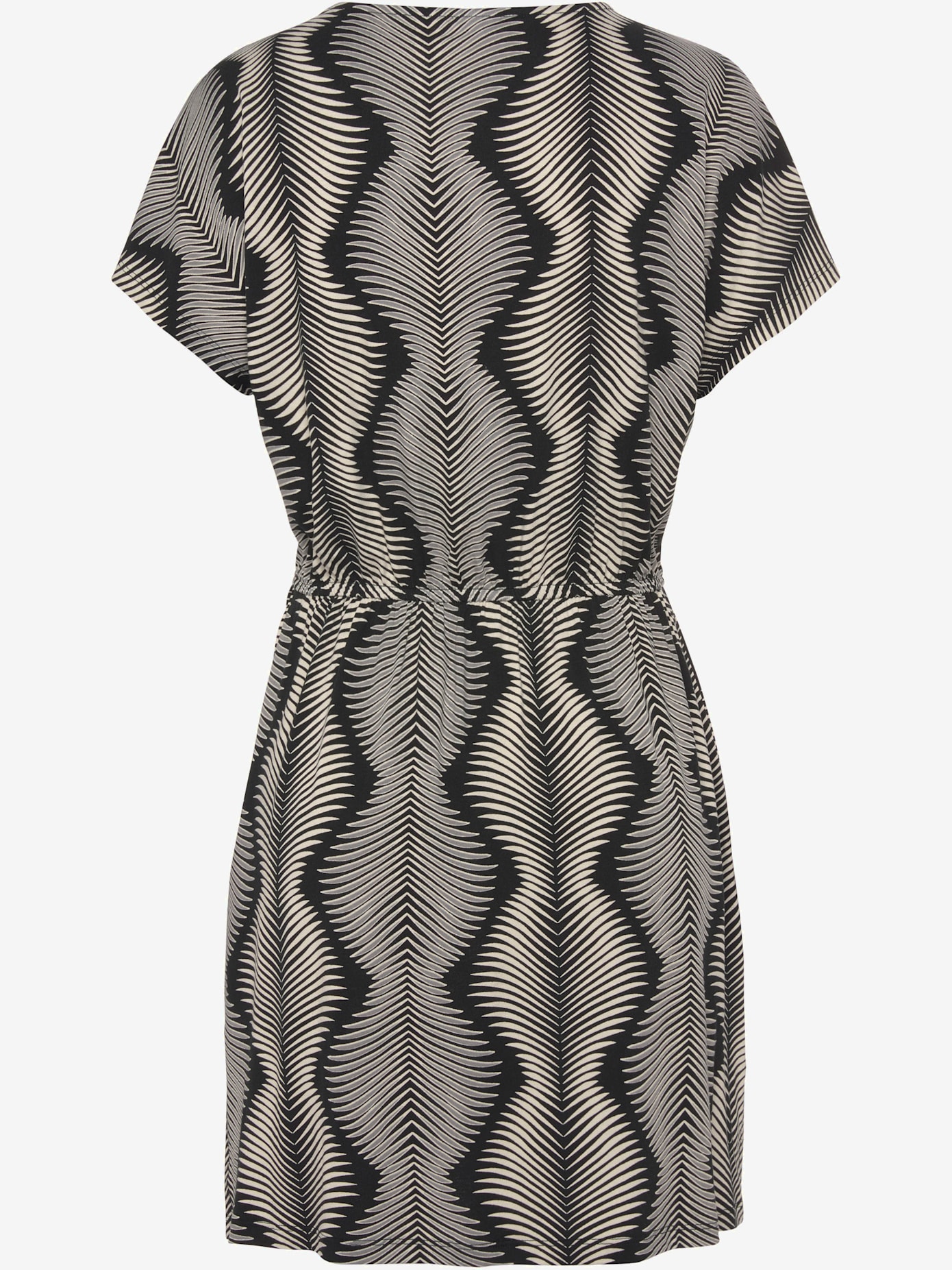Chemise de nuit robe de nuit courte avec imprimé palmiers graphique