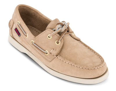 Sebago Docksides Portland Sejlersko Beige Camel 74121SW