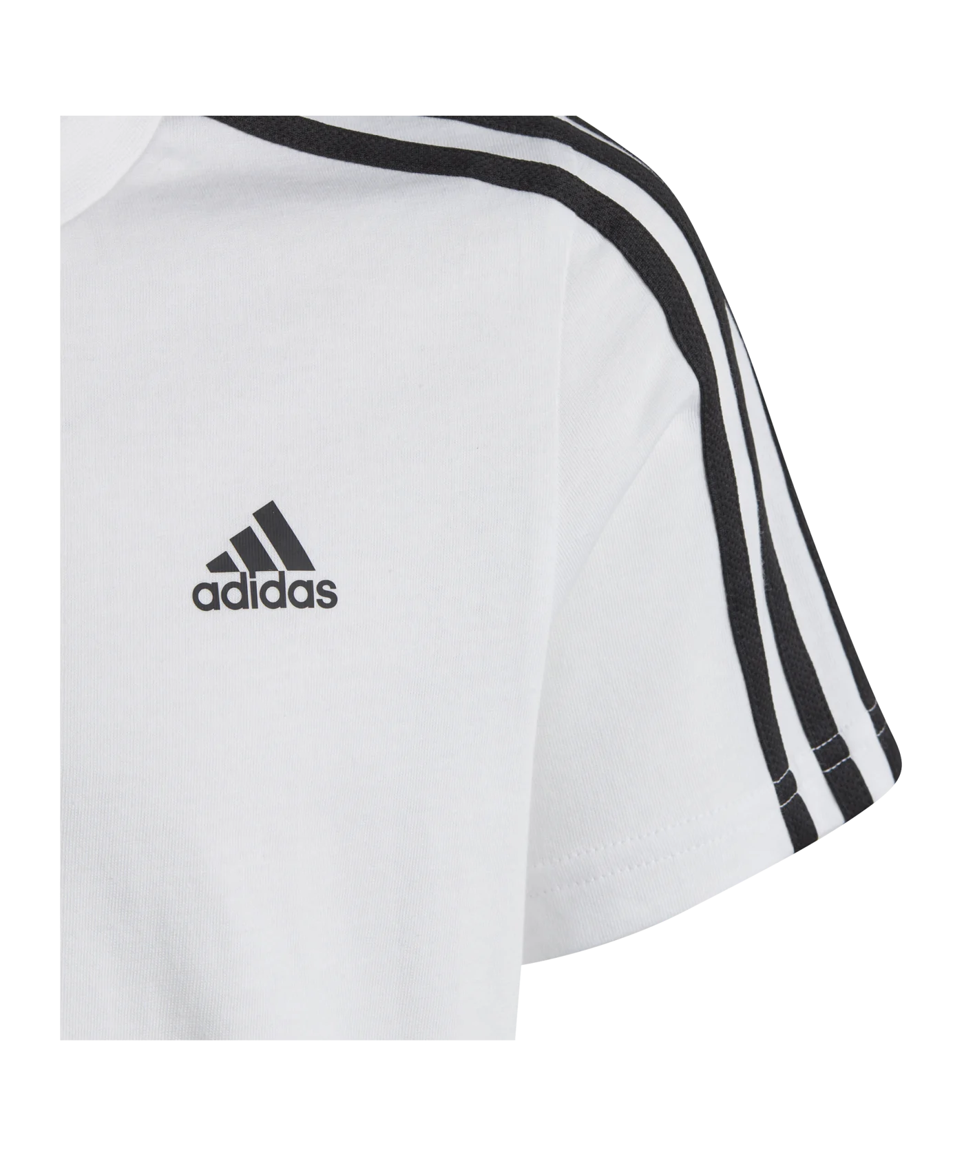 adidas 3S T-Shirt Kids Weiss Schwarz