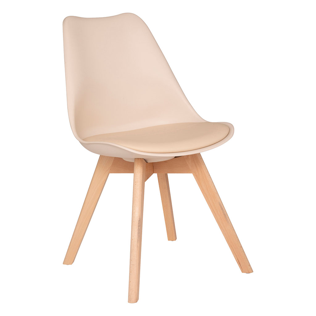 Chaise scandinave BAYA beige