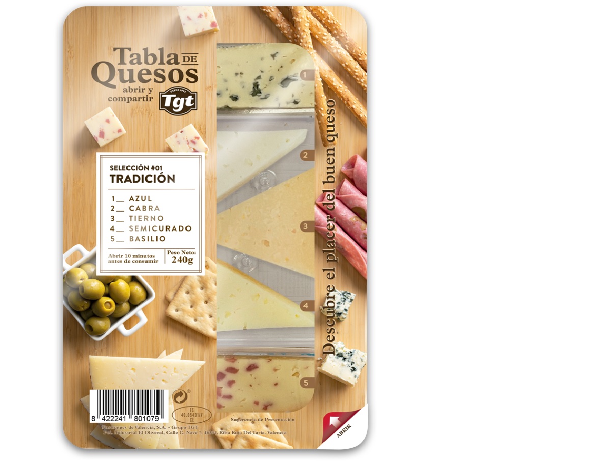 TÁBUA QUEIJOS TRADIÇÃO 240G