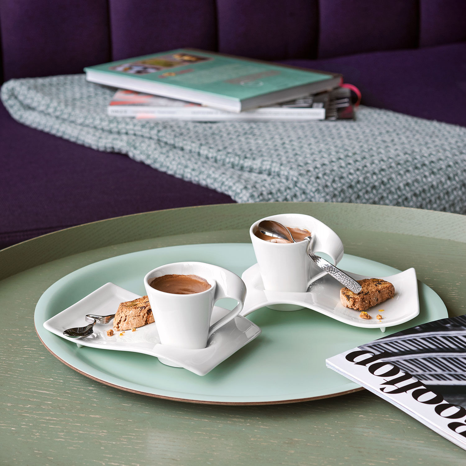 NewWave Coffee set White, Premium Porcelain