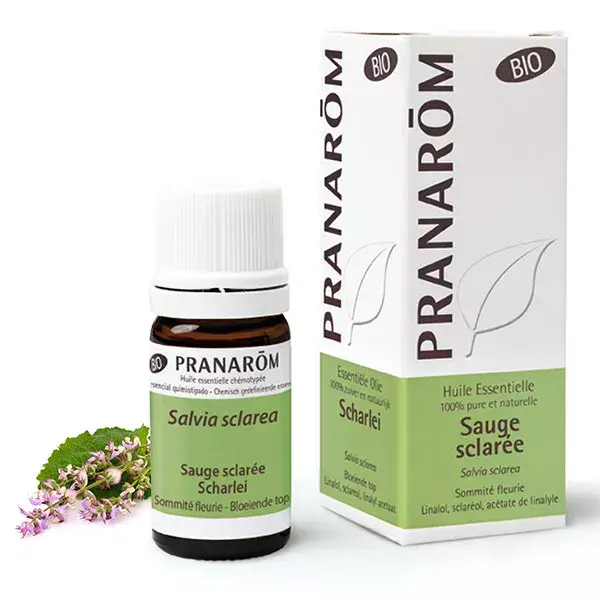 Óleo Essencial de Sálvia Esclareia Orgânica Pranarom (Florescimento) 5ml