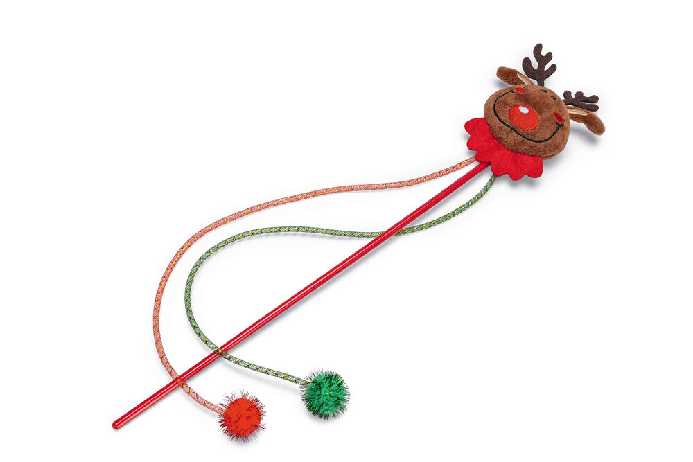 Beeztees Kattenhengel Rendier - Kattenspeeltje - 45 cm