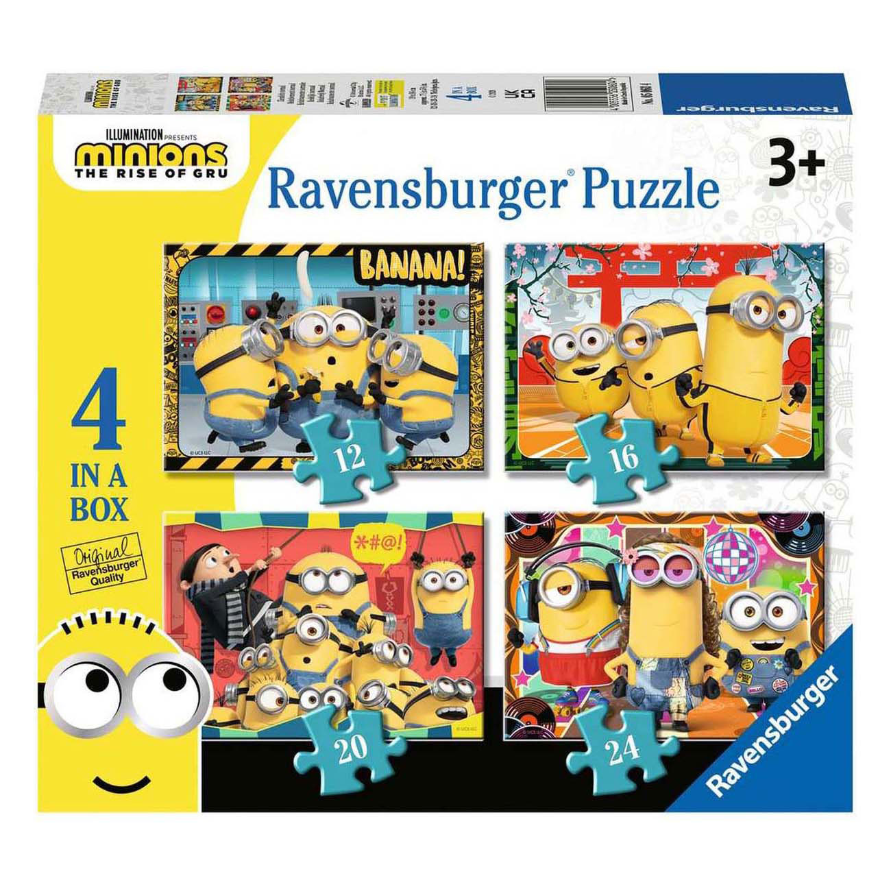 Legpuzzel Puzzel Minions 2, 4in1