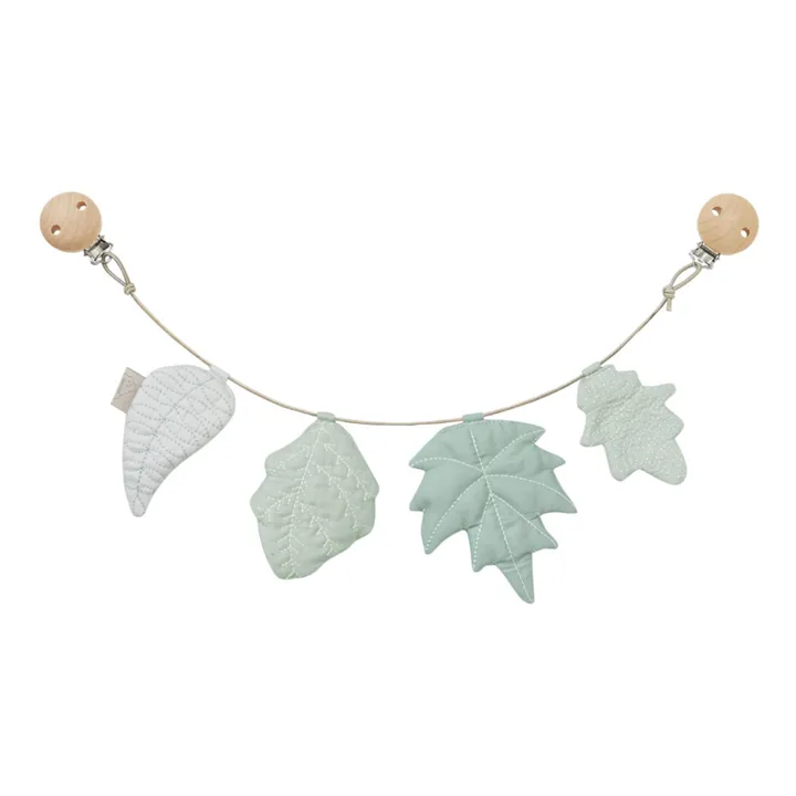 Cam Cam Mobile de poussette Feuille en coton bio | Sauge