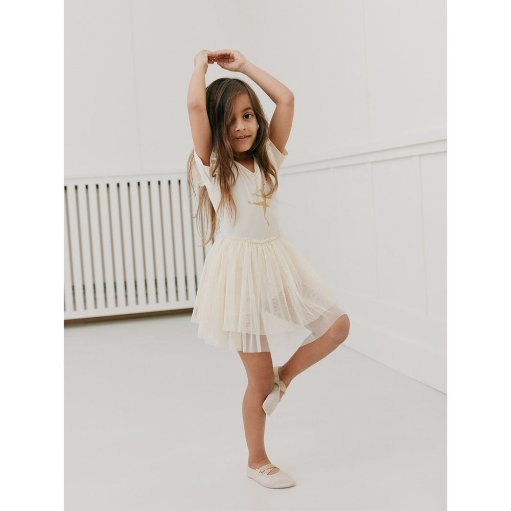 Køb Sofie Schnoor X Luksusbaby Cream White Estelle Gymnastikdragt