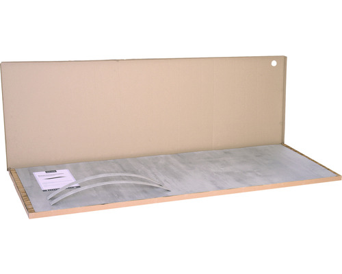 PICCANTE keukenwerkblad K028 Portland, 3-zijdige randafwerking, incl. 2 extra decoratieve randen, doos 2460x635x30 mm