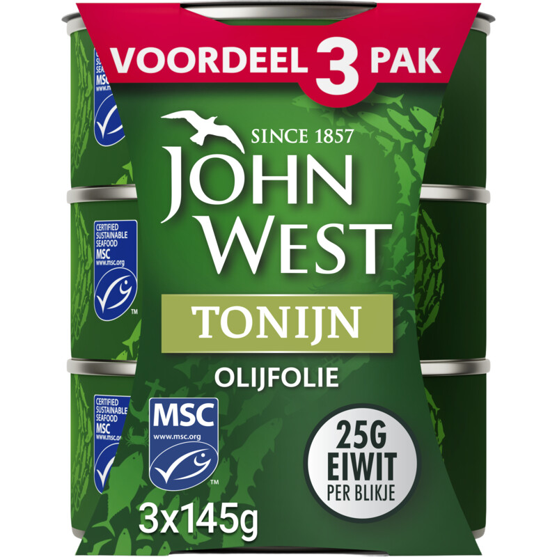 John West Tonijn in olijfolie 3-pack