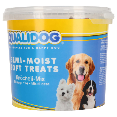 QUALIDOG Semi-Moist Soft Treats Knöcheli-Mix