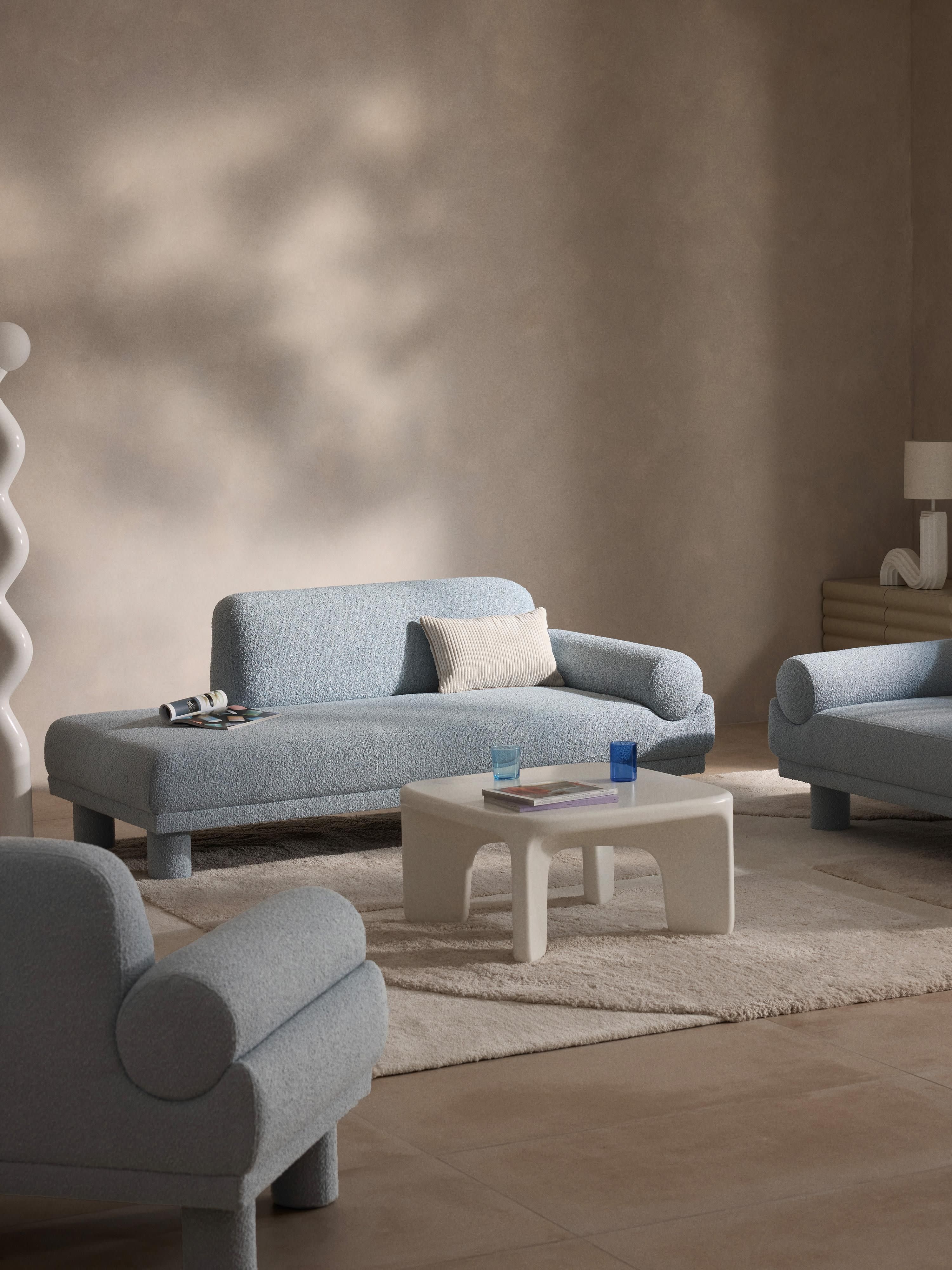 Bouclé chaise longue Lilo
