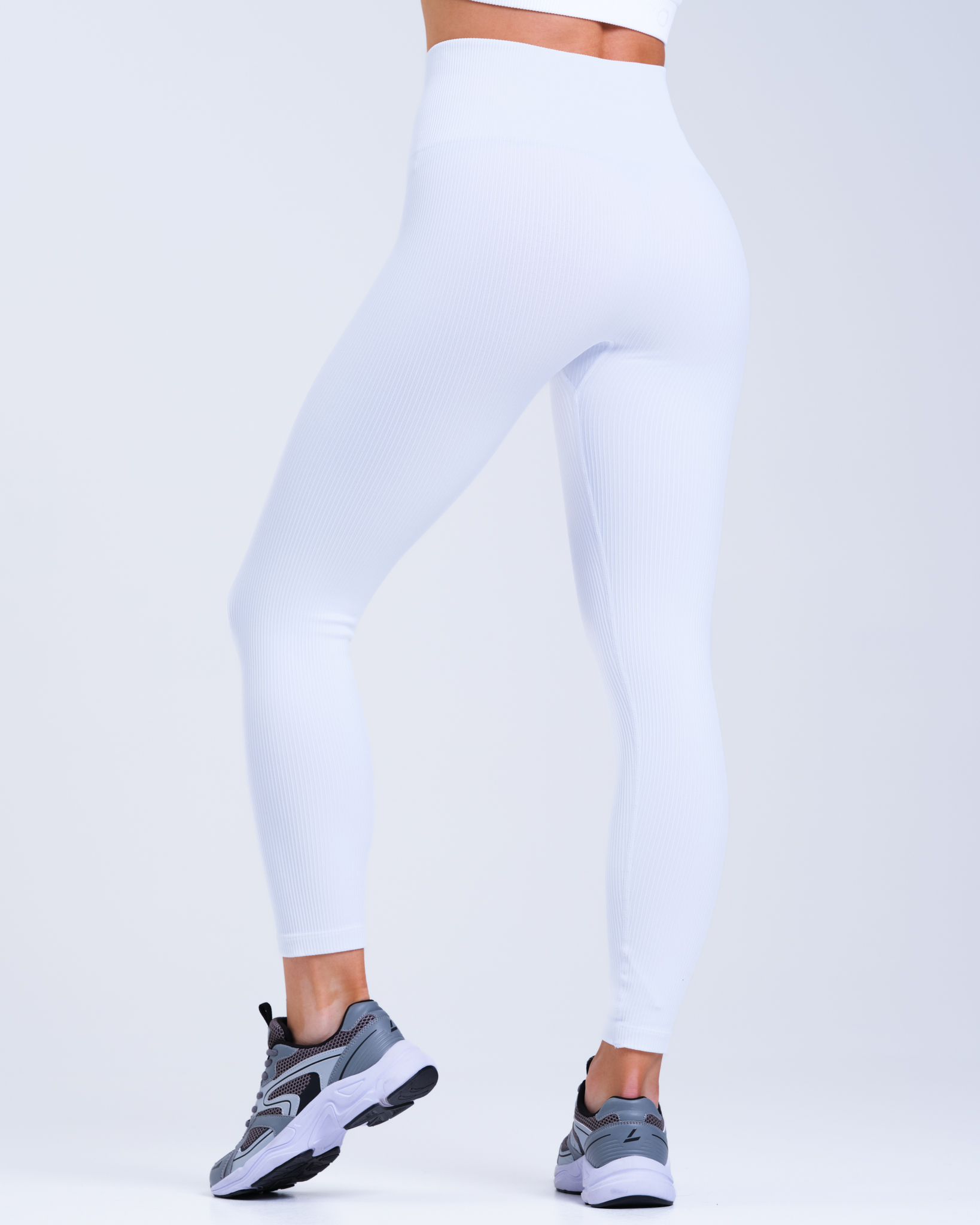 Bumpro Perfect Rib Tights White