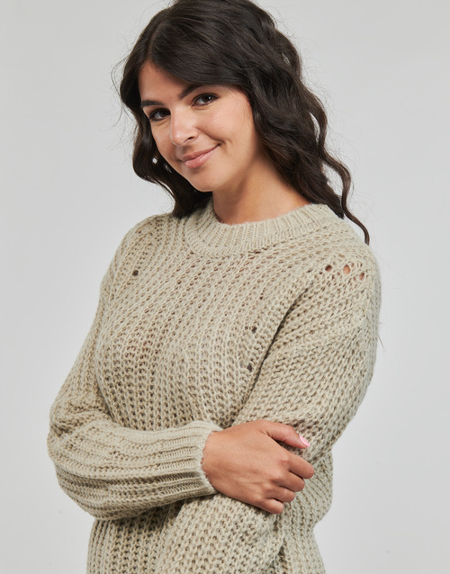 Esprit - WO STRUCTURE SWEAT - Beige