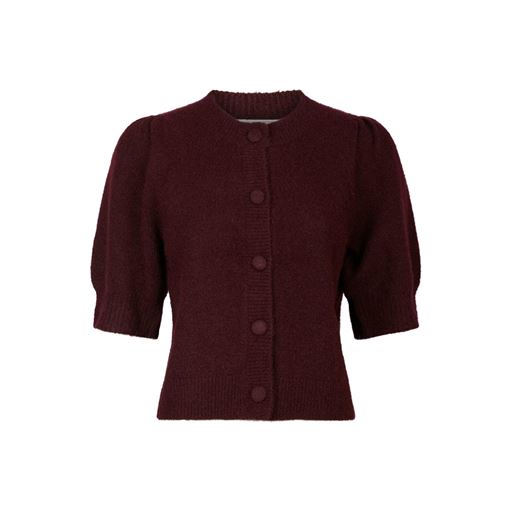 Neo Noir Trudy Knit Cardigan, Wine, 40