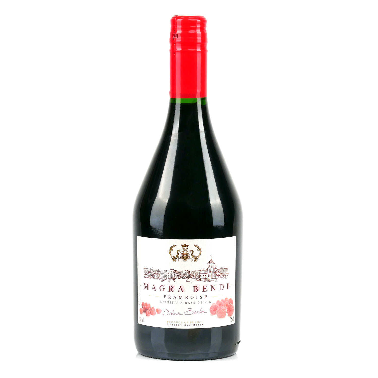 Magra Bendi Rouge - Apéritif de vin à la framboise 17%