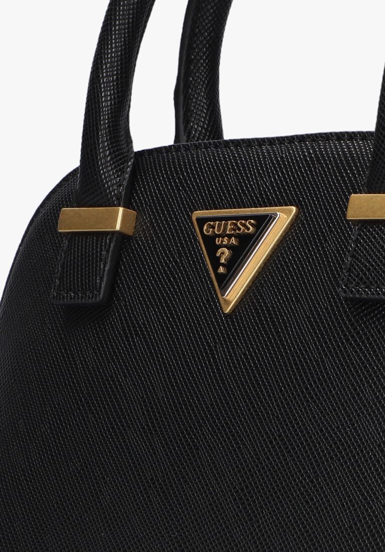 GUESS zwarte guess schoudertas lossie girlfriend dome satchel