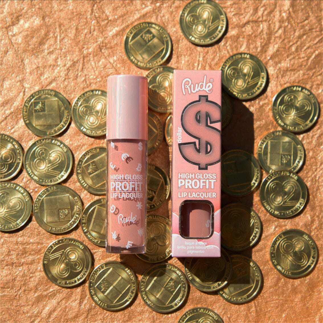 Rude Cosmetics High Gloss Profit Lip Lacquer Euro -