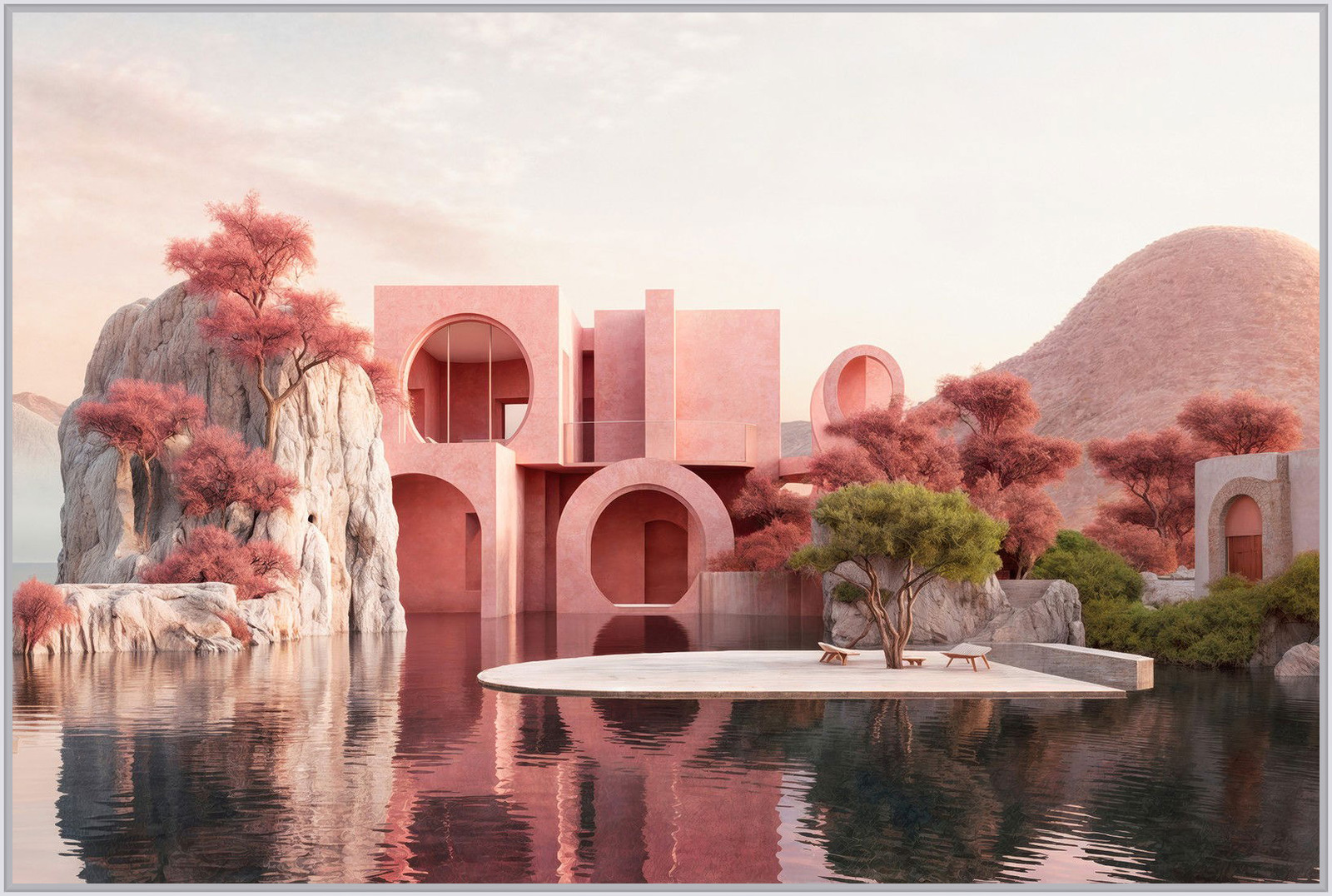 Brutalist Villa 2 by Cristina La Porta - Limited Edition. Edition of: 150. Signed.