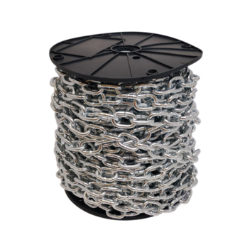 Ledent ketting korte schakel a60 verzinkt 6 mm per meter