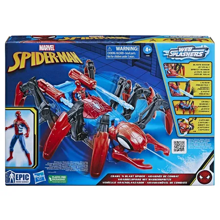 Hasbro Marvel Spiderman Crawl N Blast Spider