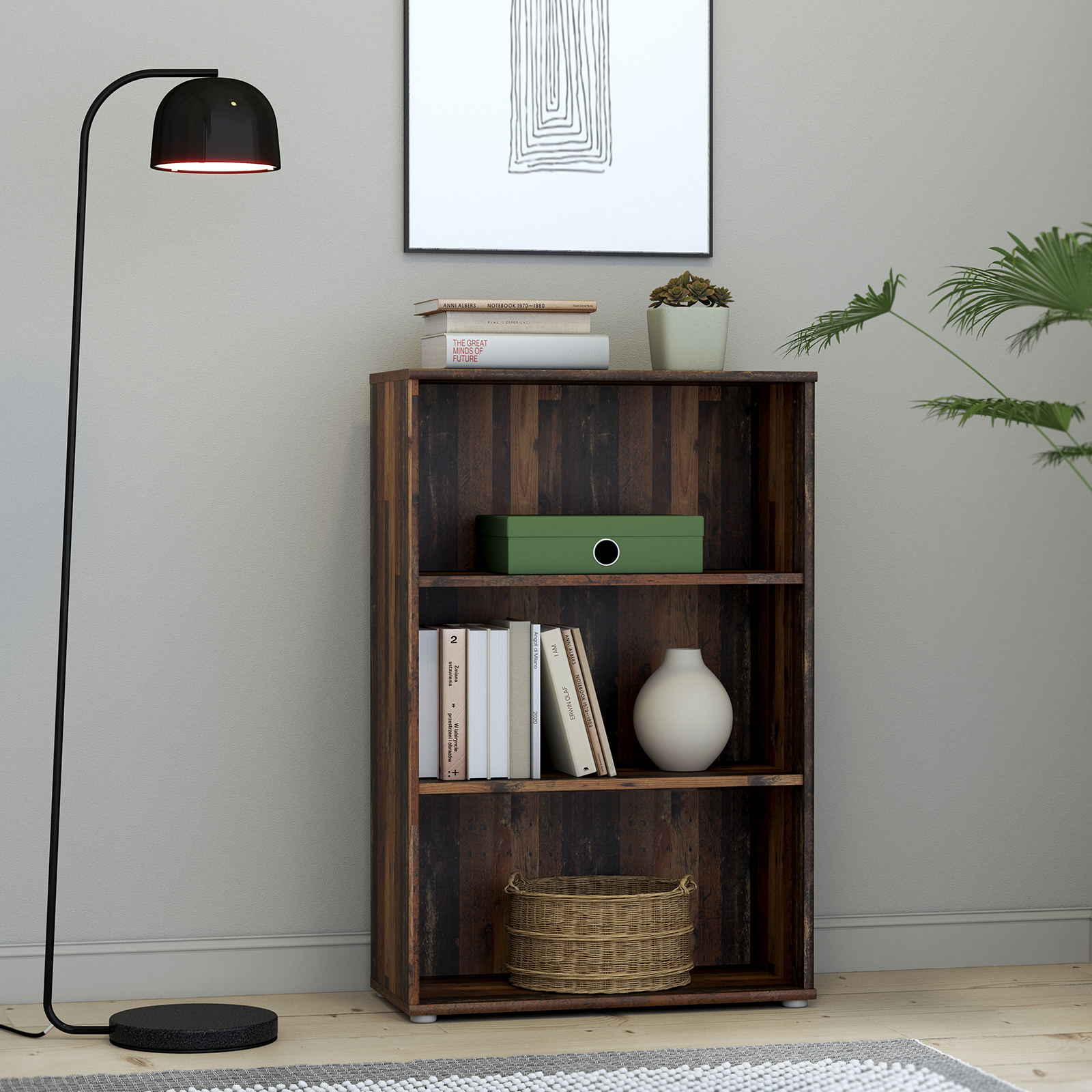Standregal - Old Wood Vintage - 73x111 cm