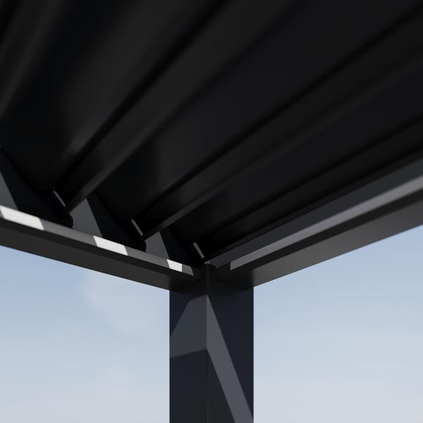 Weide Pergola LED E-Deluxe Plus 8x4, ca.