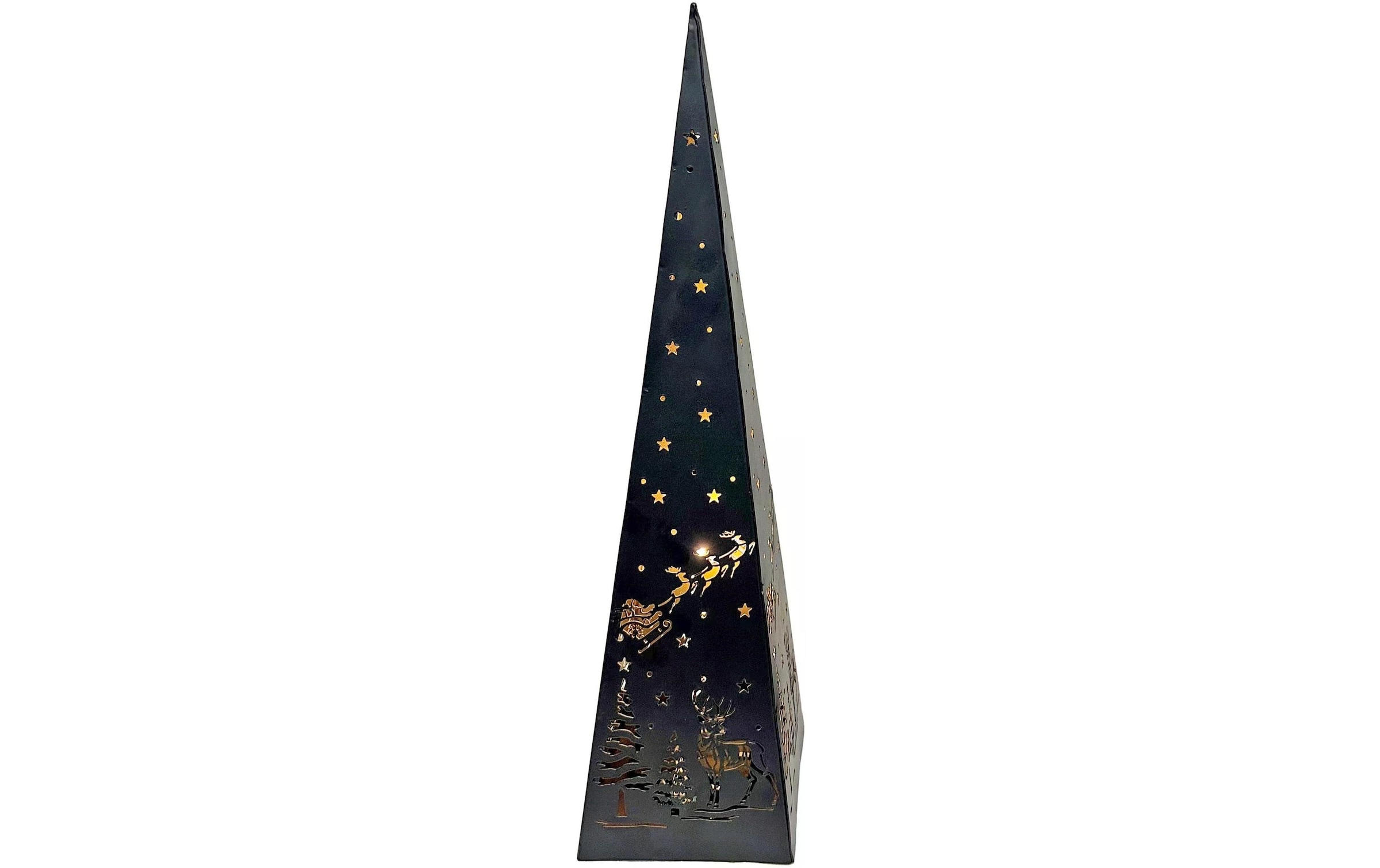 LED Tischleuchte »Dameco Pyramide Forest 20 LEDs 40 cm« Warmweiss