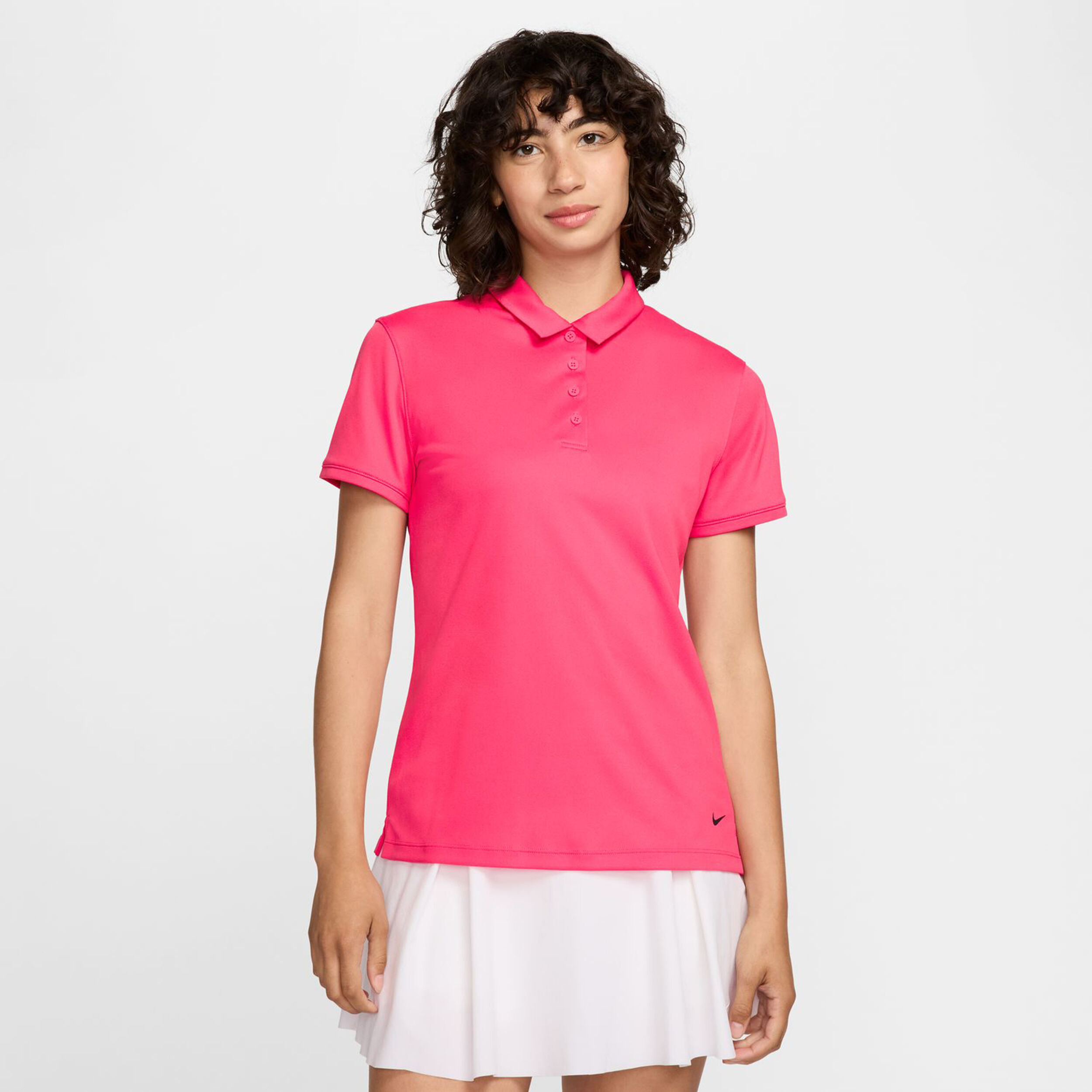 Nike Dri-Fit Victory SS SLD Polo Femmes - Pink , Noir