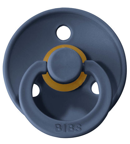 BIBS Colour Sutter - Str. 2 - 2-pak - Rund - Sky Blue/Steel Blue