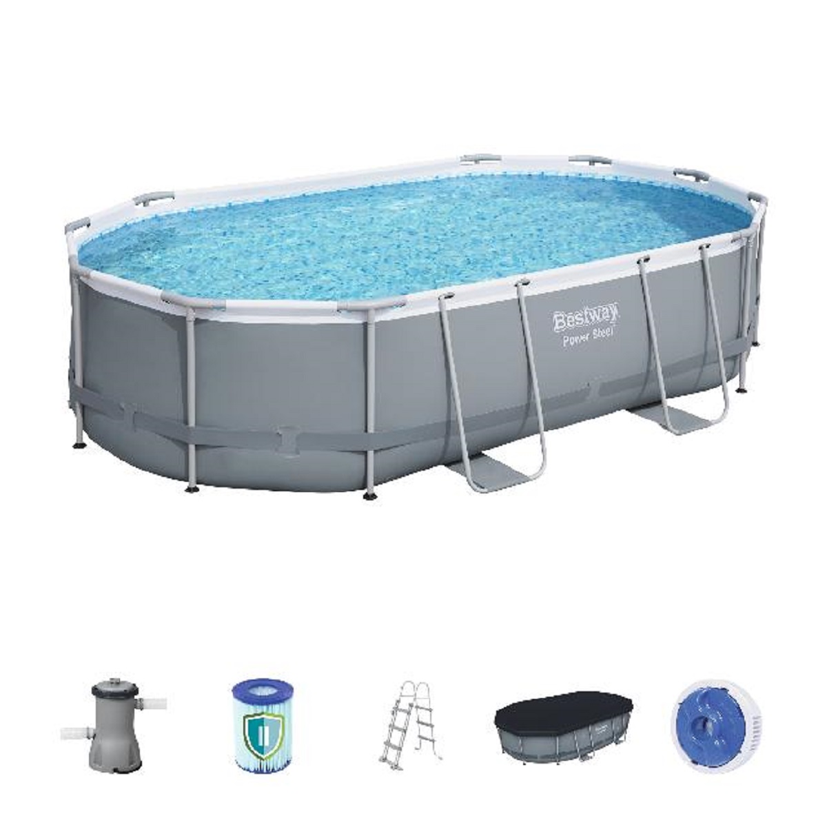 Bestway Power Steel 488 x 305 x 107 cm zwembad
