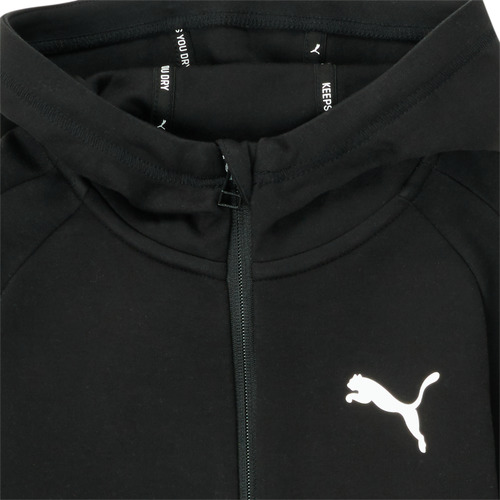 Puma - EVOSTRIPE CORE FZ HOODIE - Noir