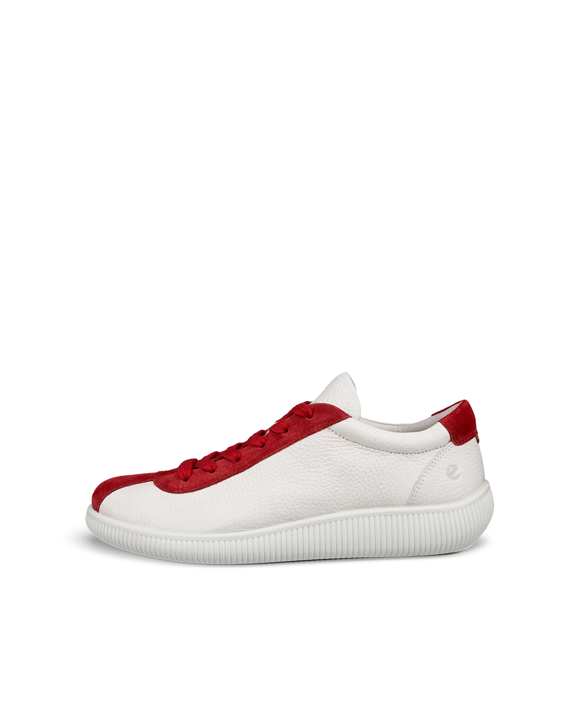 ECCO SOFT ZERO W Damen Ledersneaker Weiß