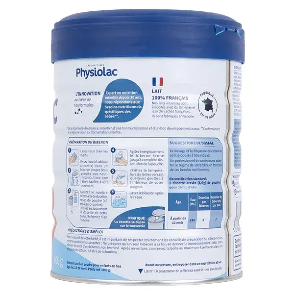 Physiolac Growth 3ª Fase 800g
