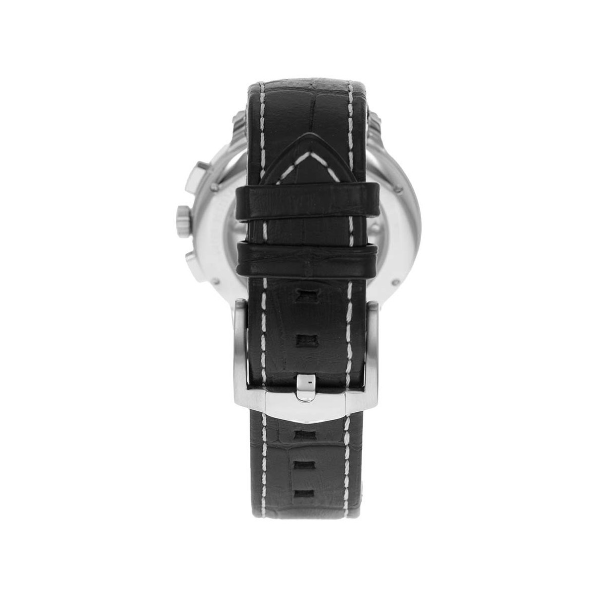 Montre d'occasion Zenith El Primero homme chronographe automatique acier cuir