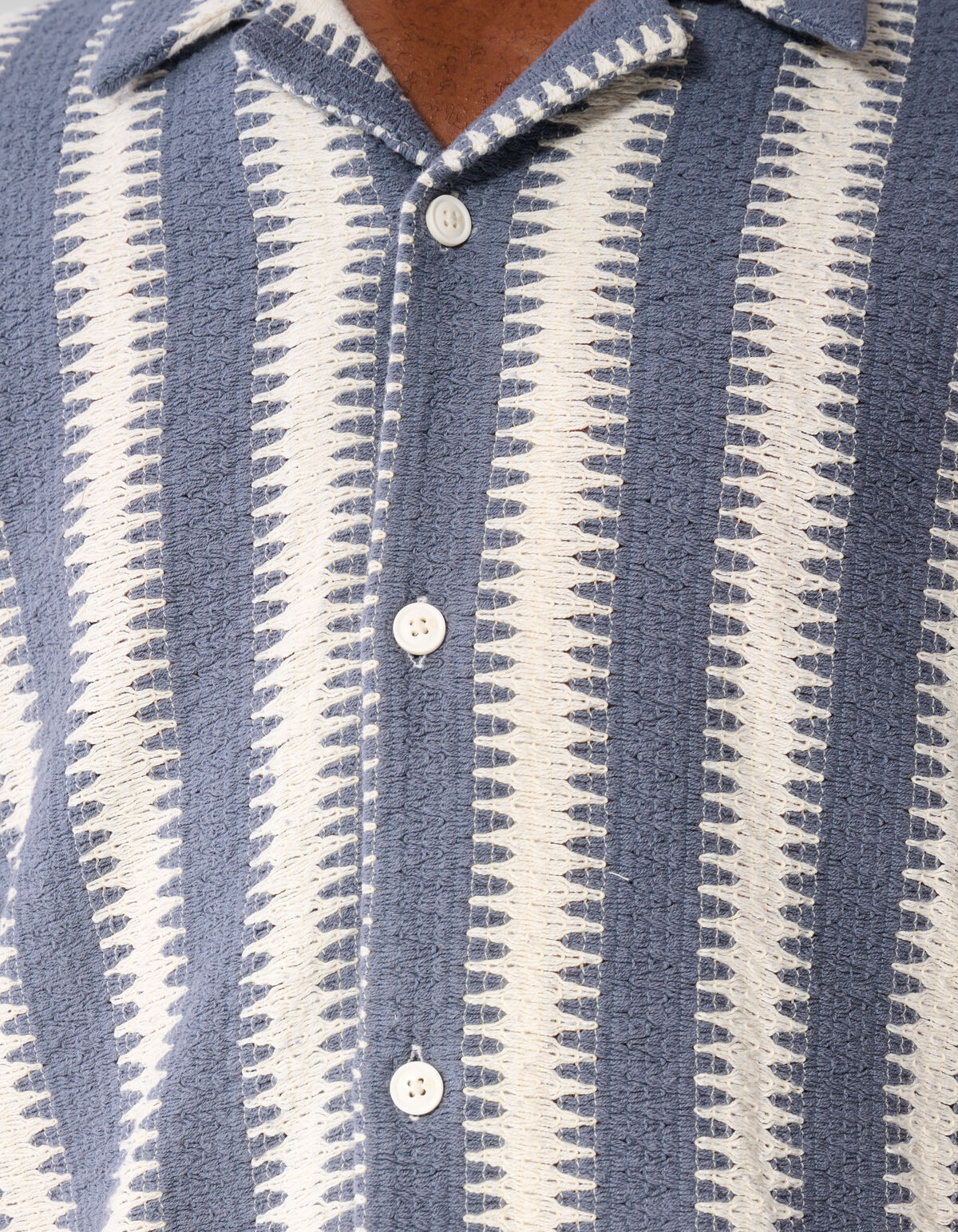 Geweven Overhemd Blauw