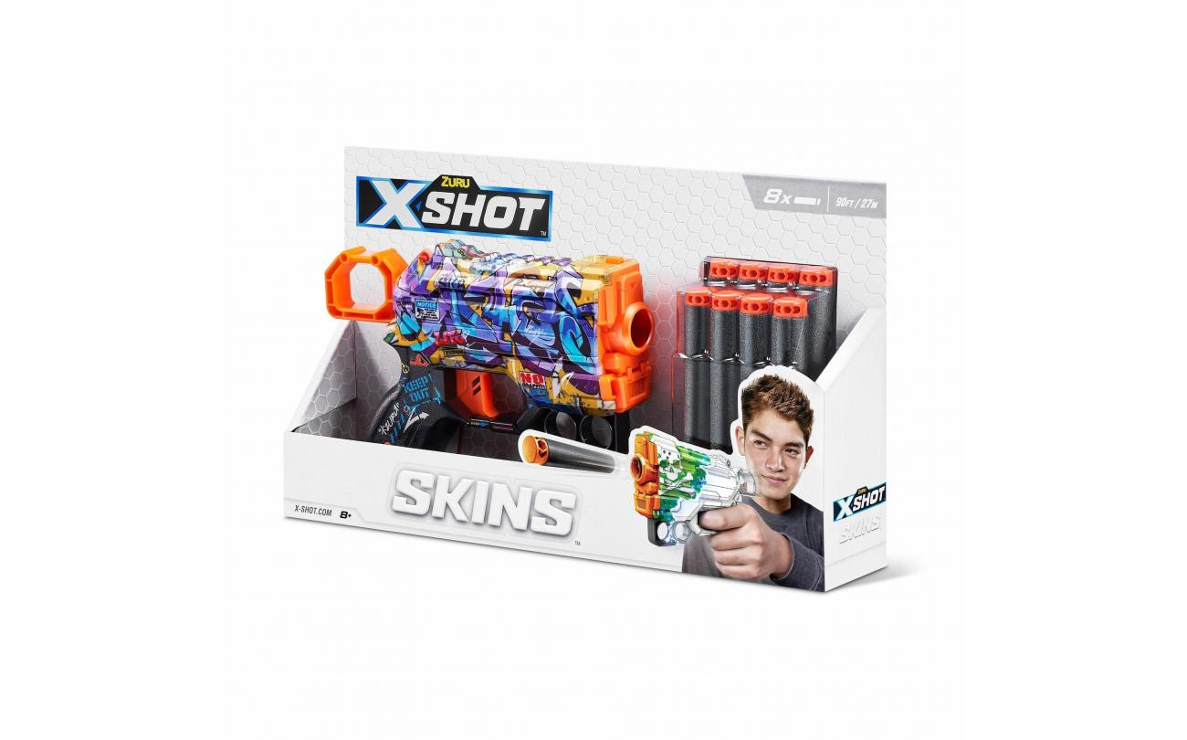 X-shot Skins Menace met 8 darts