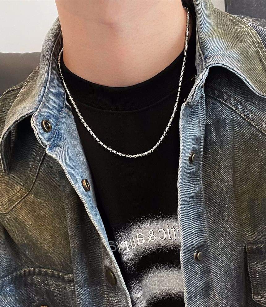 Lilafey - Slangenbot Metalen Ketting