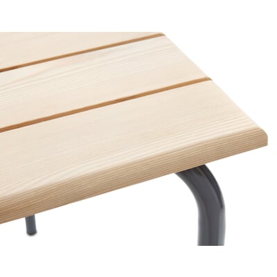 Tisch Estoril, Holz, RAL 7024 Graphitgrau