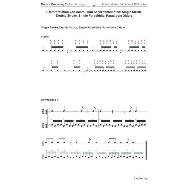 Leu Verlag D.Stein Modern Drumming 2