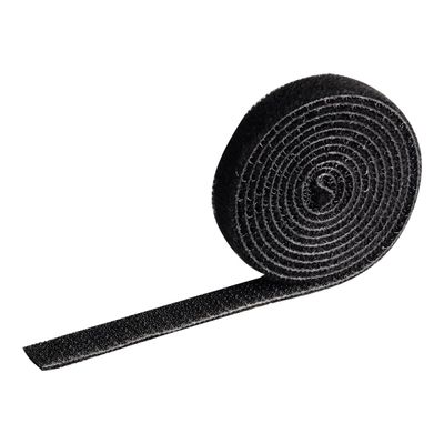 DURABLE CAVOLINE GRIP 10 - rouleau attache-câble auto-agrippant - 1m x 1cm - noir
