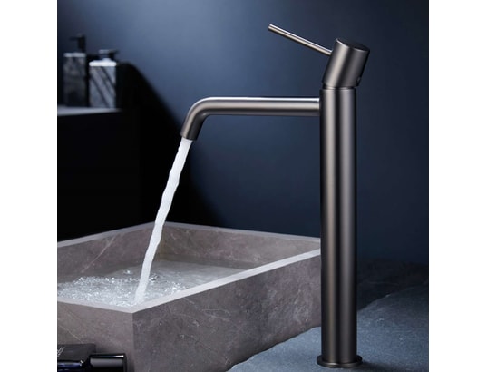 IMEX PRODUCTS - Robinet mitigeur de lavabo haut monza black gun métal (pvd)...