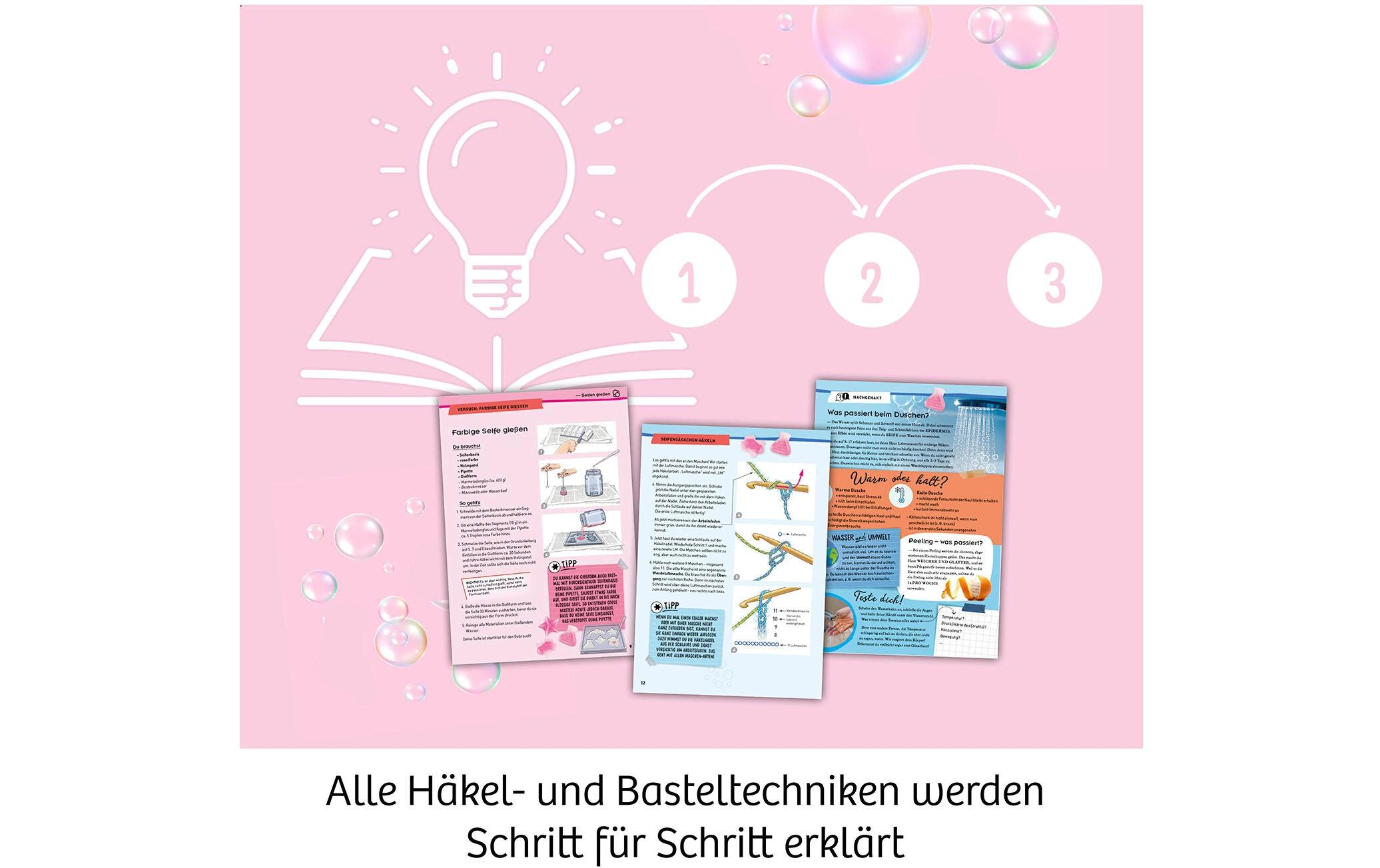 Dusch-AccessoiresEinzigartige Mischung aus Experimenten und einfacher Handarbeit
