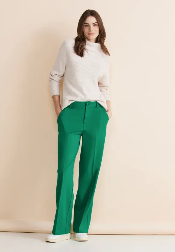 Casual Fit Hose - fresh spring green
