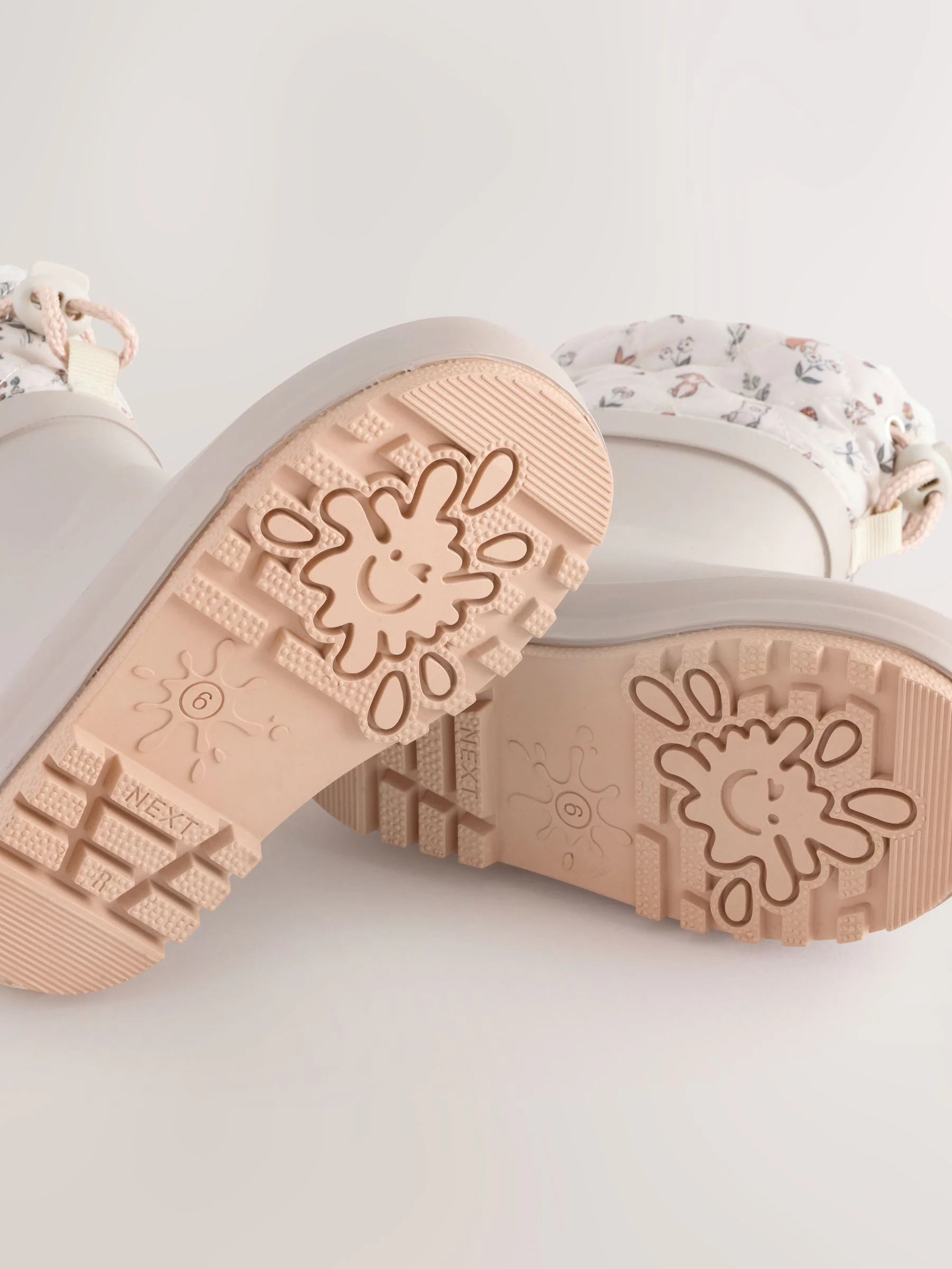 Bruin met print - Character Thinsulate Lined Cuff Wellies