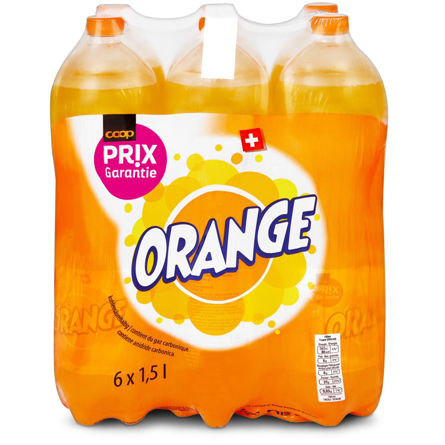 Prix Garantie Orange 6x1,5l