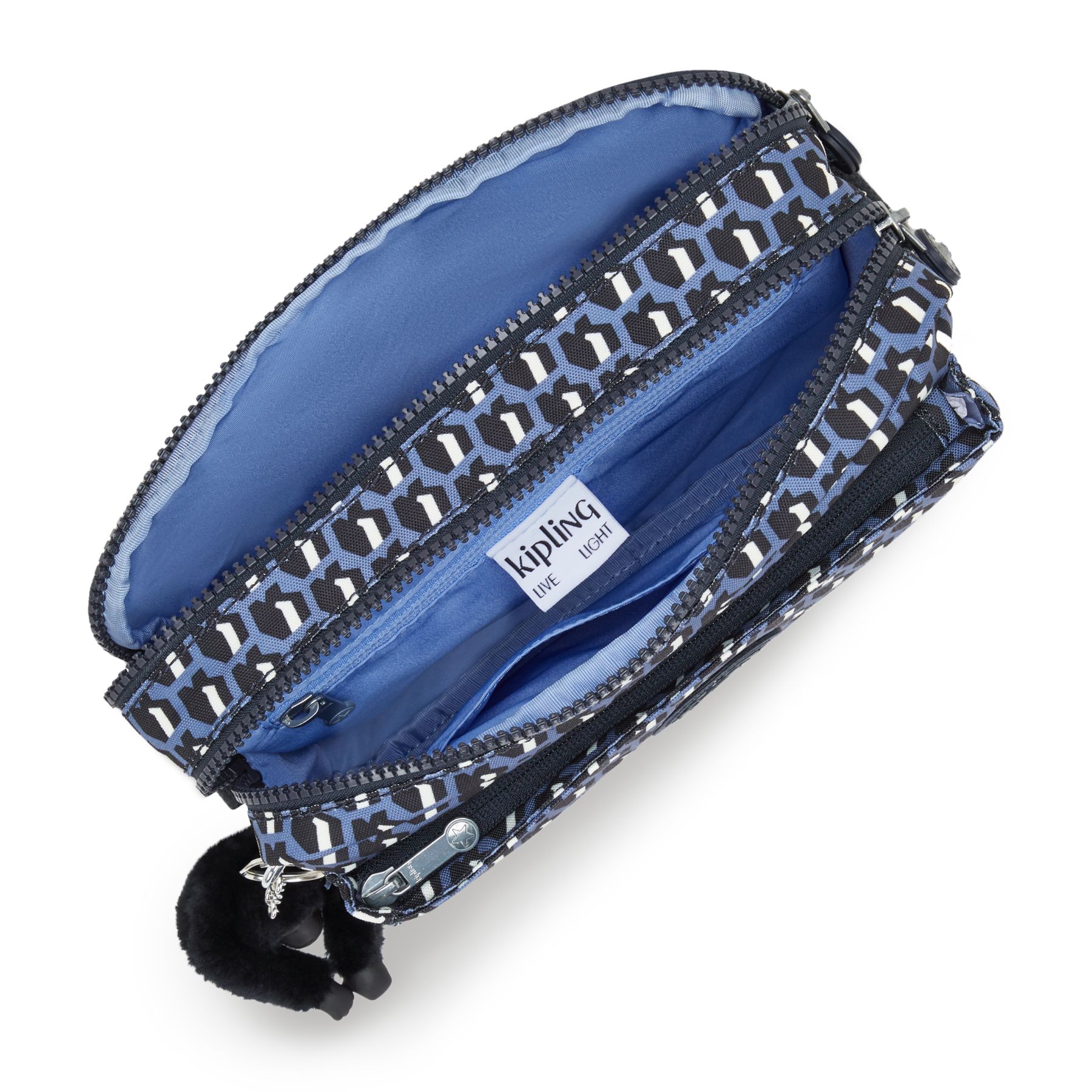 ABANU M Sac à Bandoulière de Taille Moyenne avec Sangle Réglable - 3D K Blue