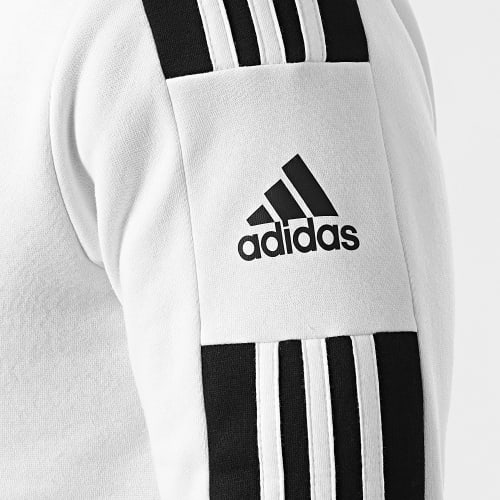 Sweat Capuche A Bandes GT6637 Blanc