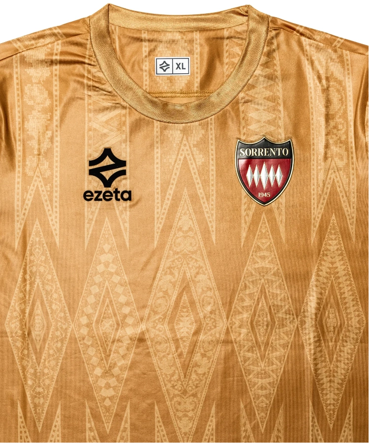 Sorrento Keepersshirt 2025/26 Goud - Voetbalshirt Italië