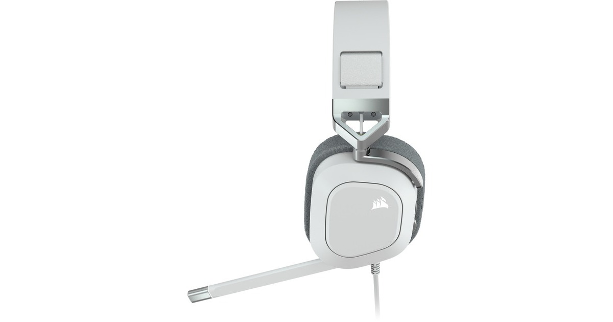 CorsairHS80 RGB USB over-ear gaming headset  (Wit, Pc)